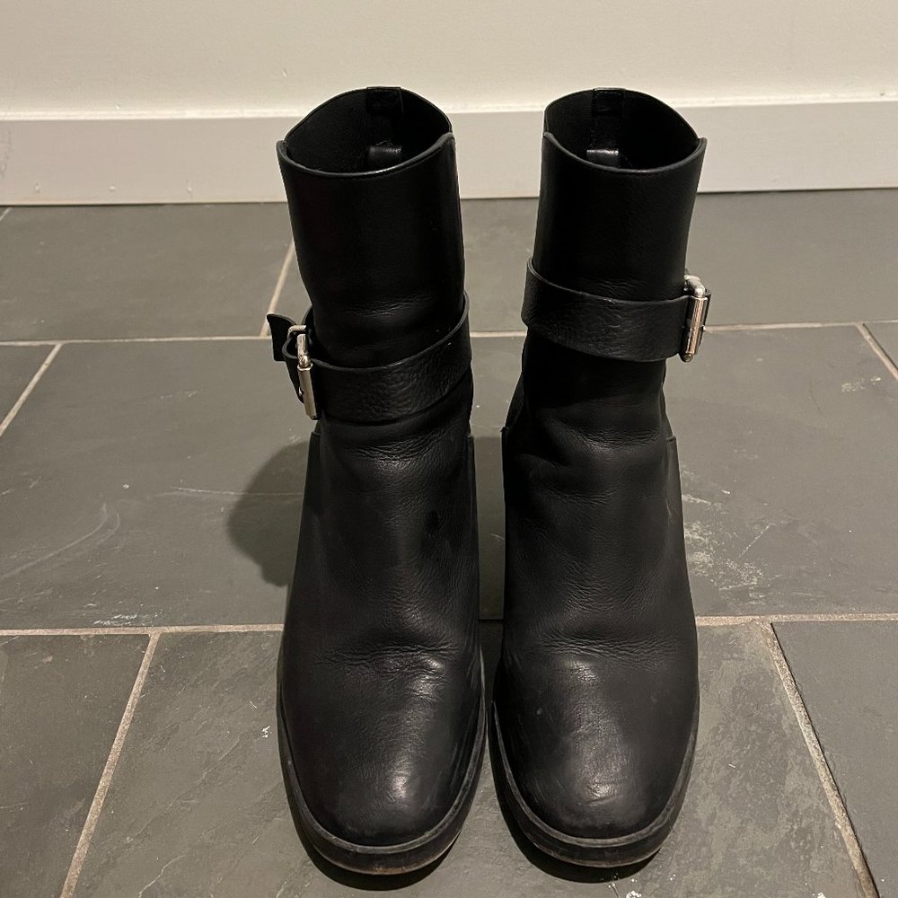 Leather biker boots from Cos - Size 9 US